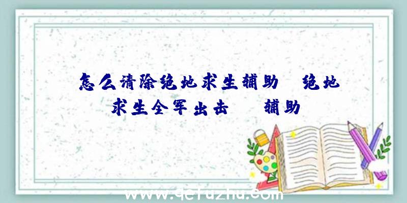 「怎么清除绝地求生辅助」|绝地求生全军出击ios辅助